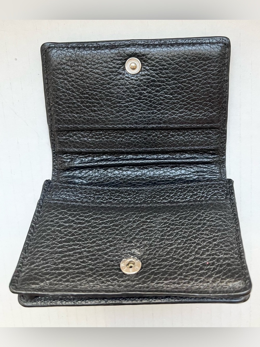 Brighton Bellissimo Heart Wallet Card Case. Brown Croc Embossed, Leather Trim. - Picture 5 of 7